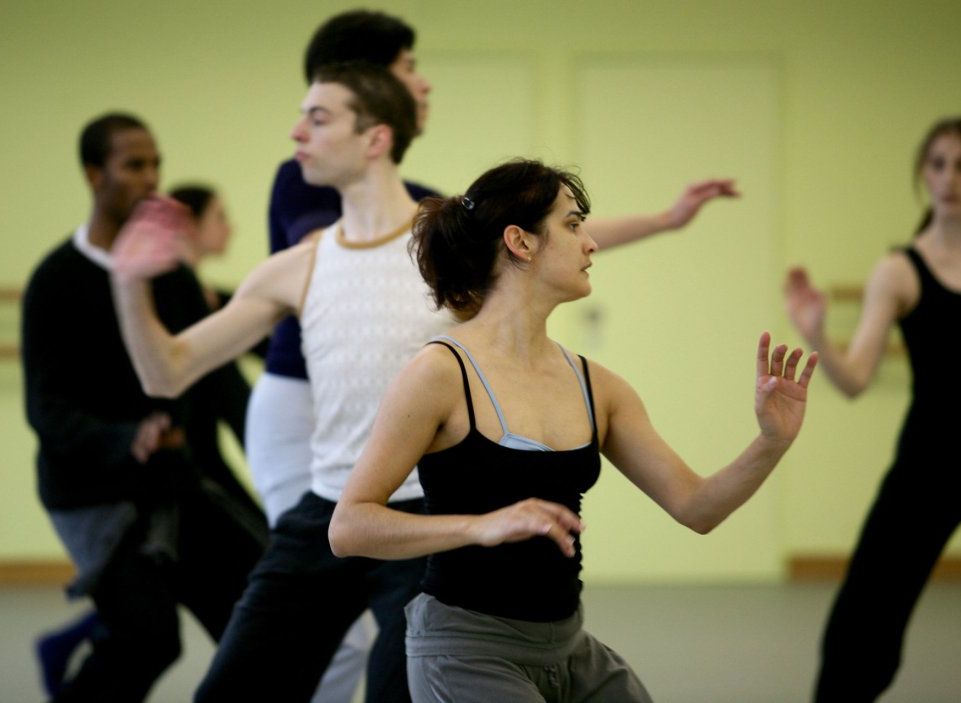 répétition de danse contemporaine